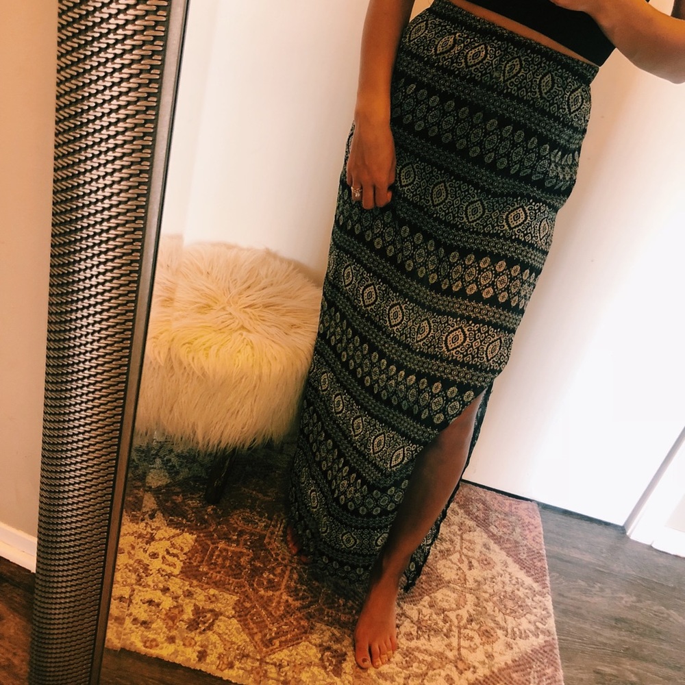 PacSun Boho Maxi Skirt